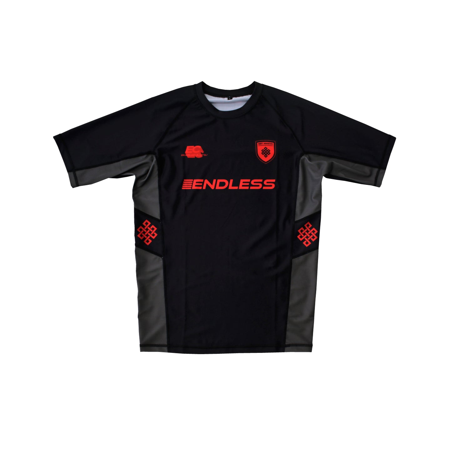 Ranked League Rashguard - Black - Short Sleeve