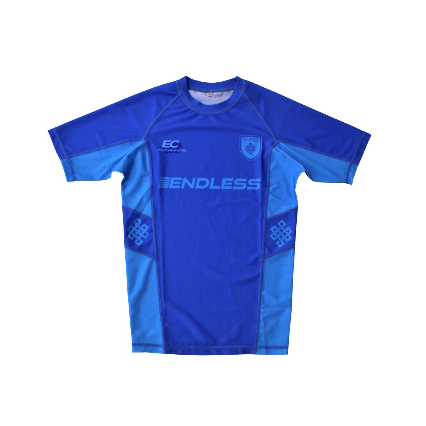 Ranked League Rashguard - Blue - Short Sleeve